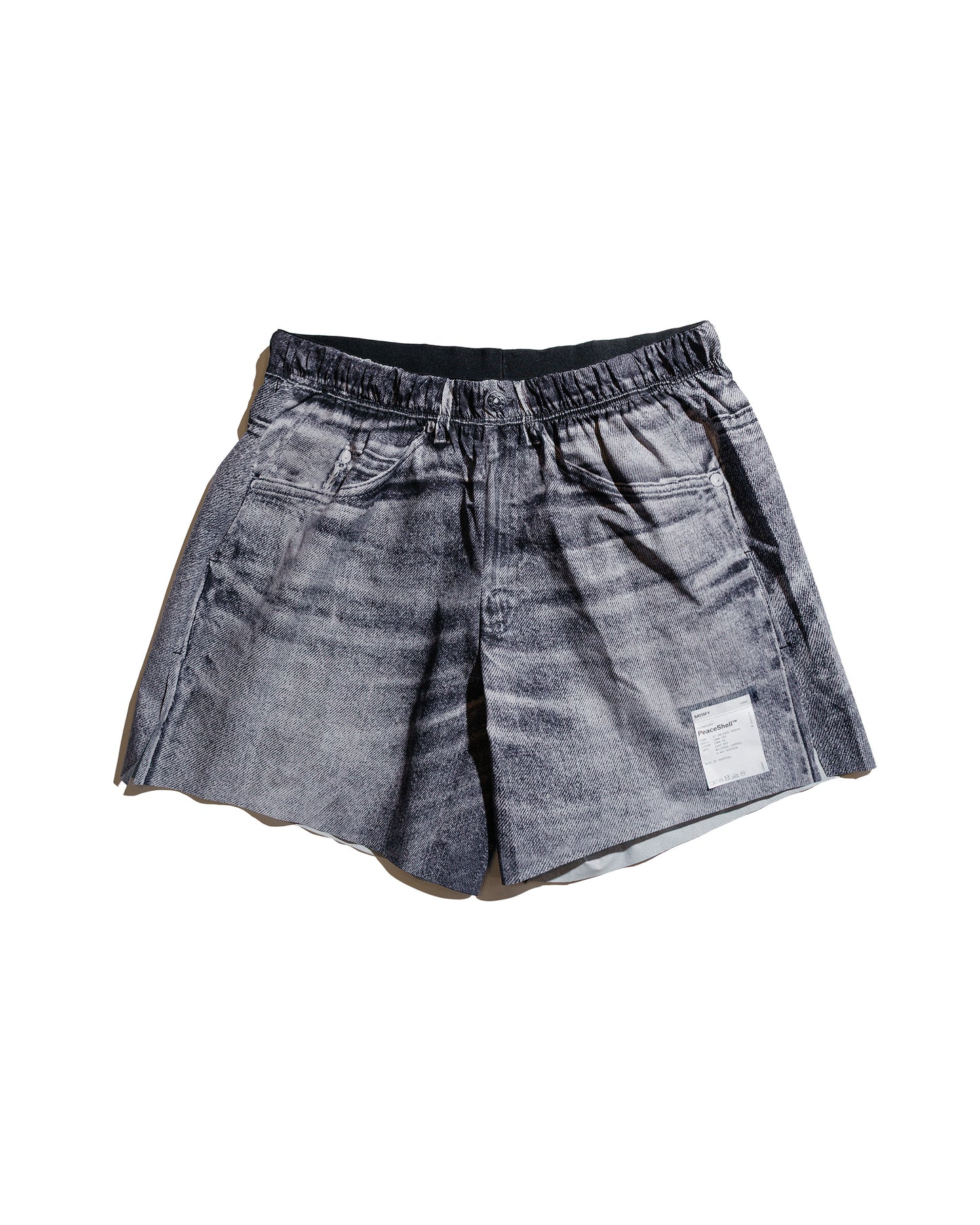 SATISFY PeaceShell 5" Unlined Shorts Black Denim