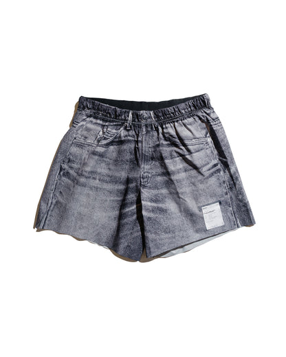 SATISFY PeaceShell 5" Unlined Shorts Black Denim