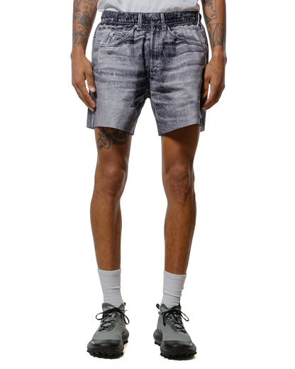 SATISFY PeaceShell 5" Unlined Shorts Black Denim