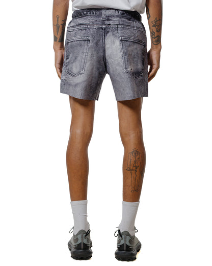 SATISFY PeaceShell 5" Unlined Shorts Black Denim
