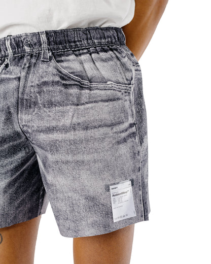 SATISFY PeaceShell 5" Unlined Shorts Black Denim