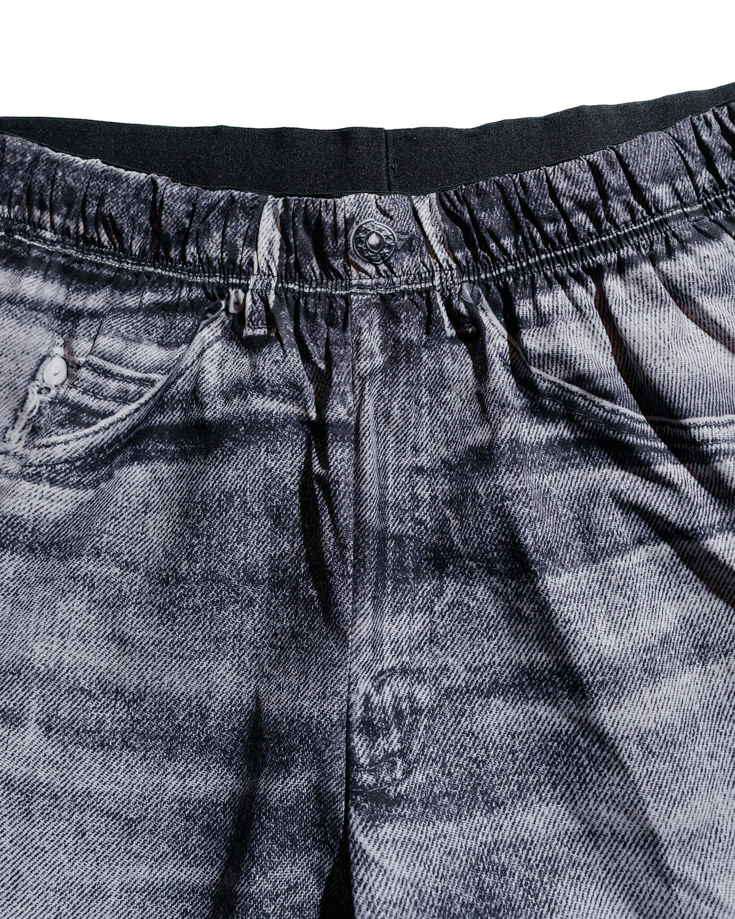 SATISFY PeaceShell 5" Unlined Shorts Black Denim