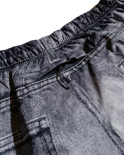 SATISFY PeaceShell 5" Unlined Shorts Black Denim