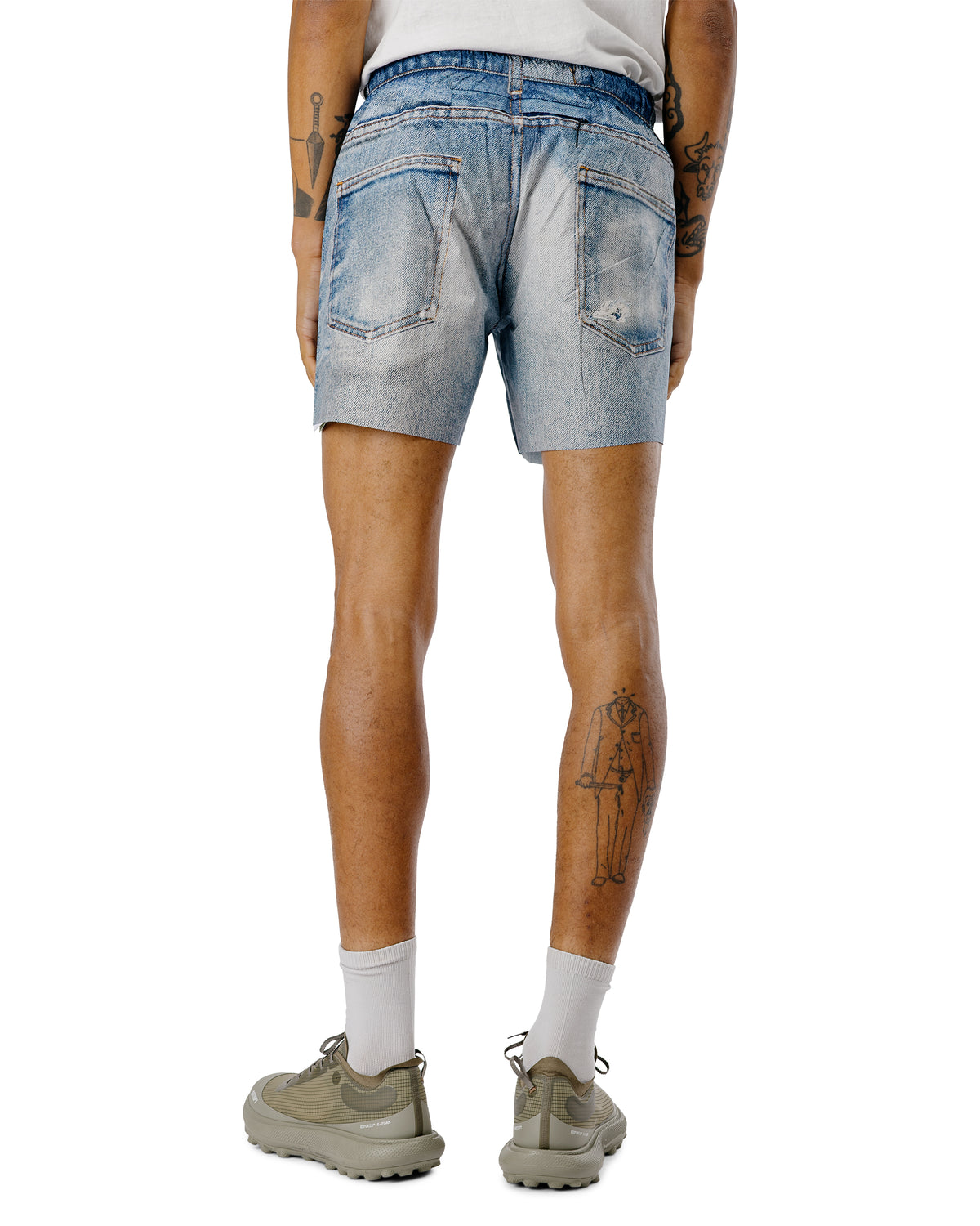 SATISFY PeaceShell 5" Unlined Shorts Digital Denim