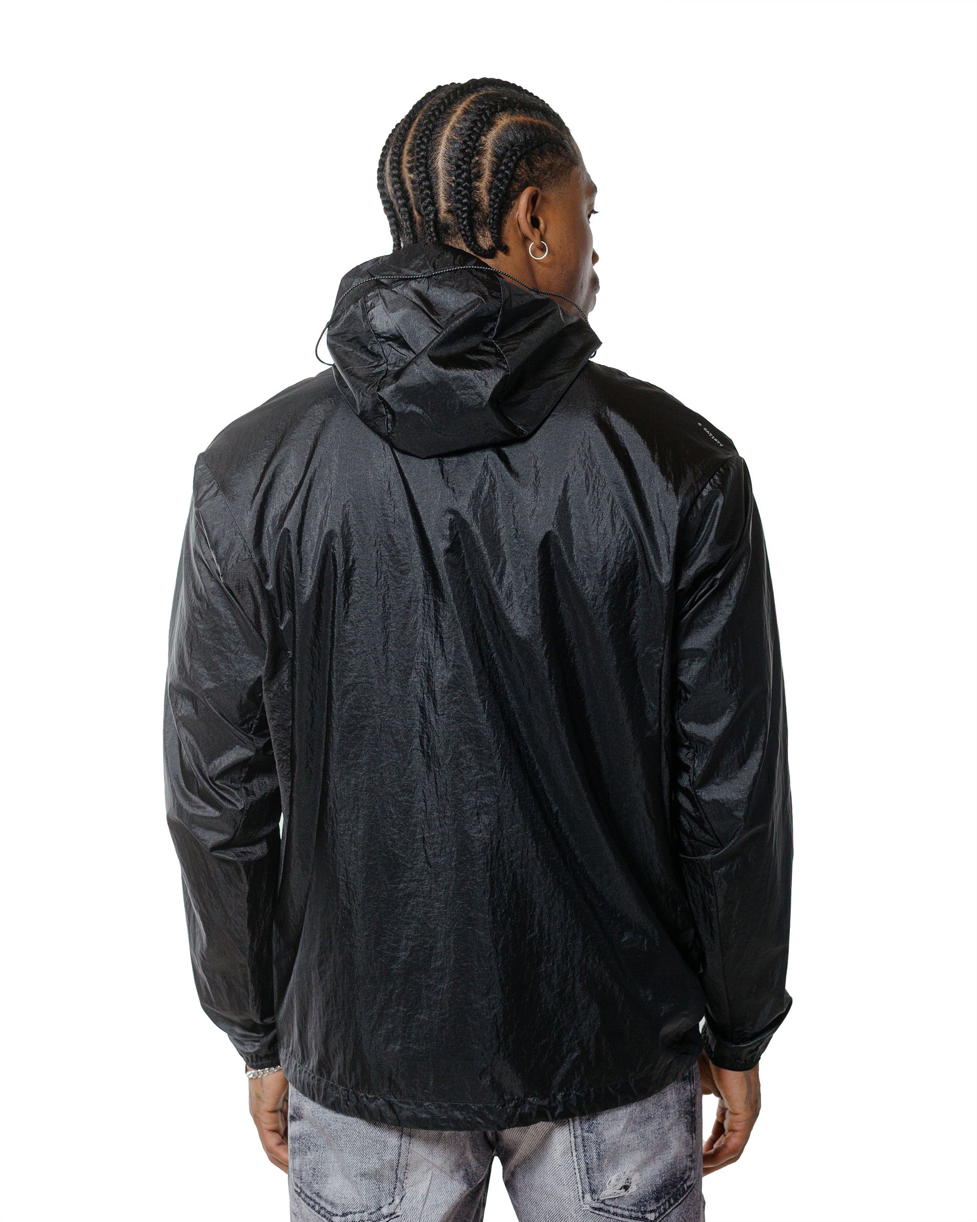 SATISFY Pertex Diamond Fuse Windbreaker Black