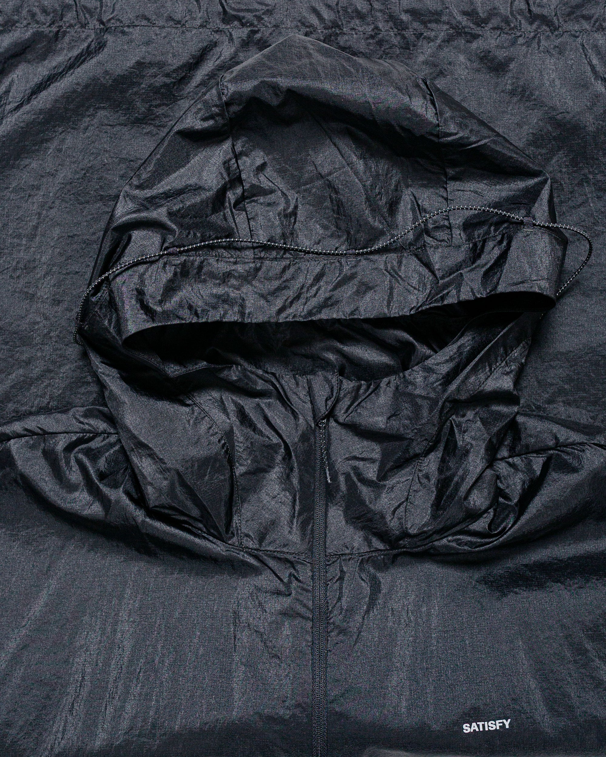 SATISFY Pertex Diamond Fuse Windbreaker Black