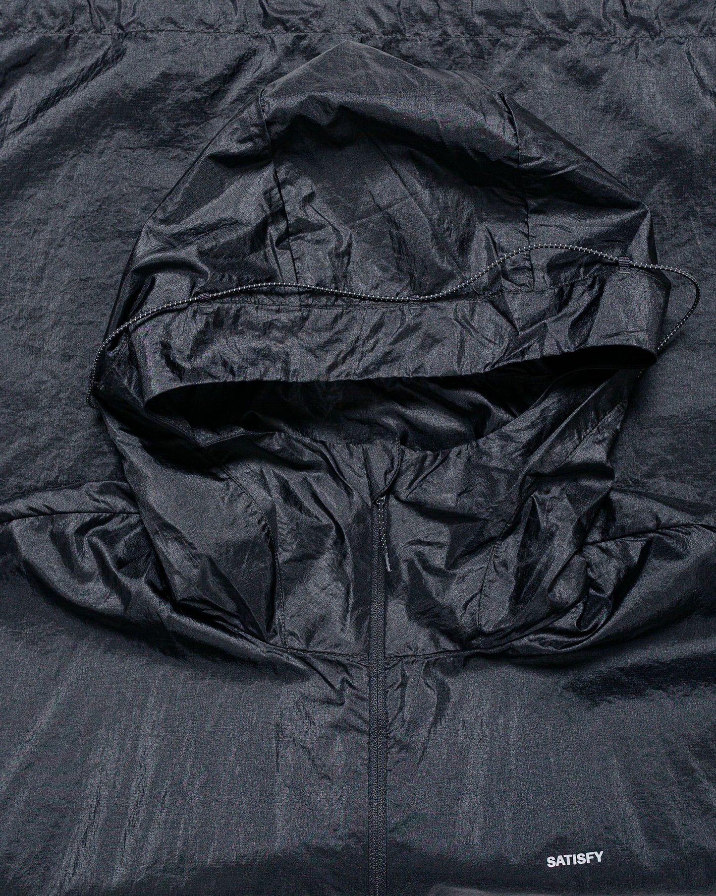 SATISFY Pertex Diamond Fuse Windbreaker Black