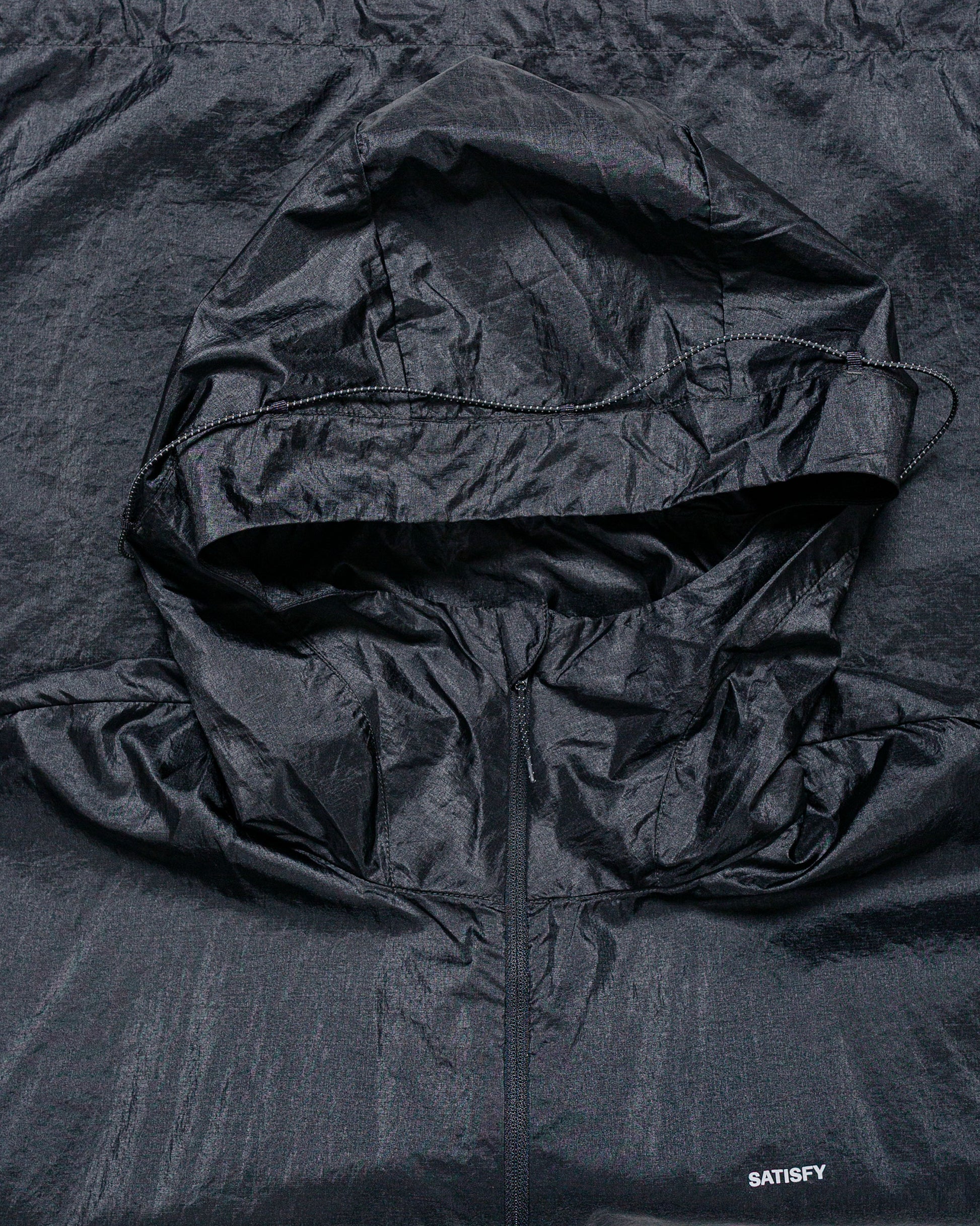 SATISFY Pertex Diamond Fuse Windbreaker Black