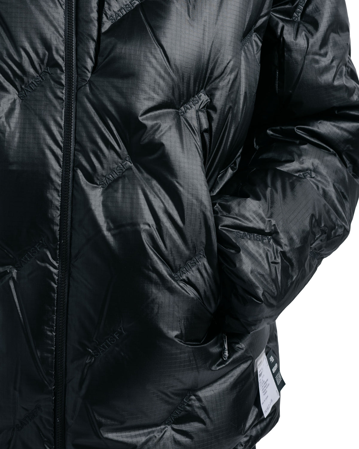 SATISFY Rippy Force Puffer Jacket Black