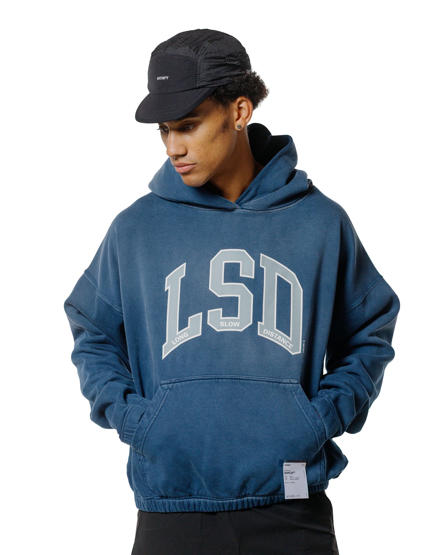 SATISFY SoftCell Hoodie LSD Sun Bleached Indigo