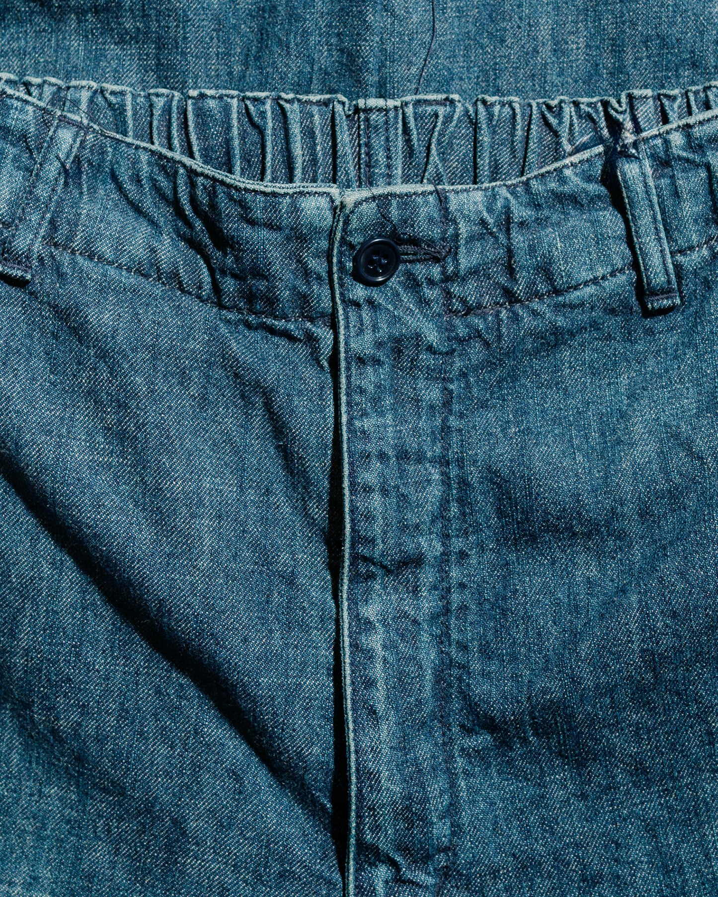 Sage de Cret 11oz. CottonLinen Denim Baggy Pants Navy