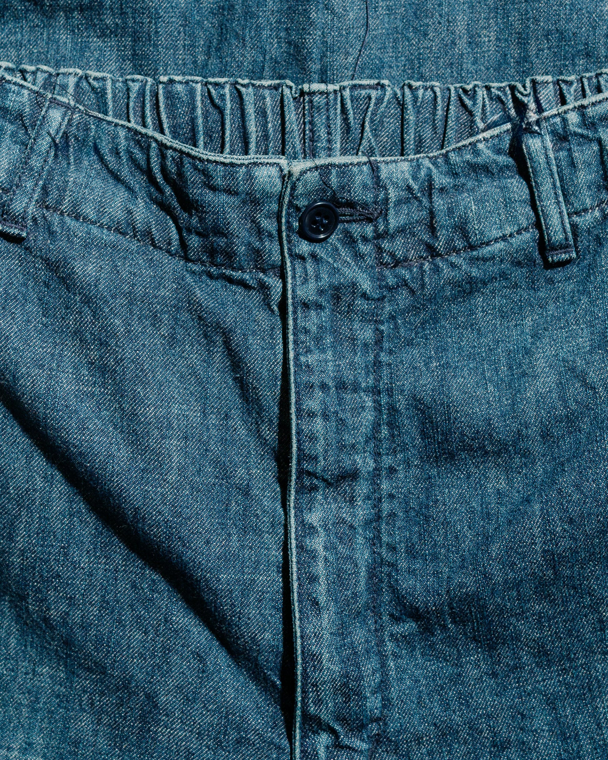 Sage de Cret 11oz. CottonLinen Denim Baggy Pants Navy