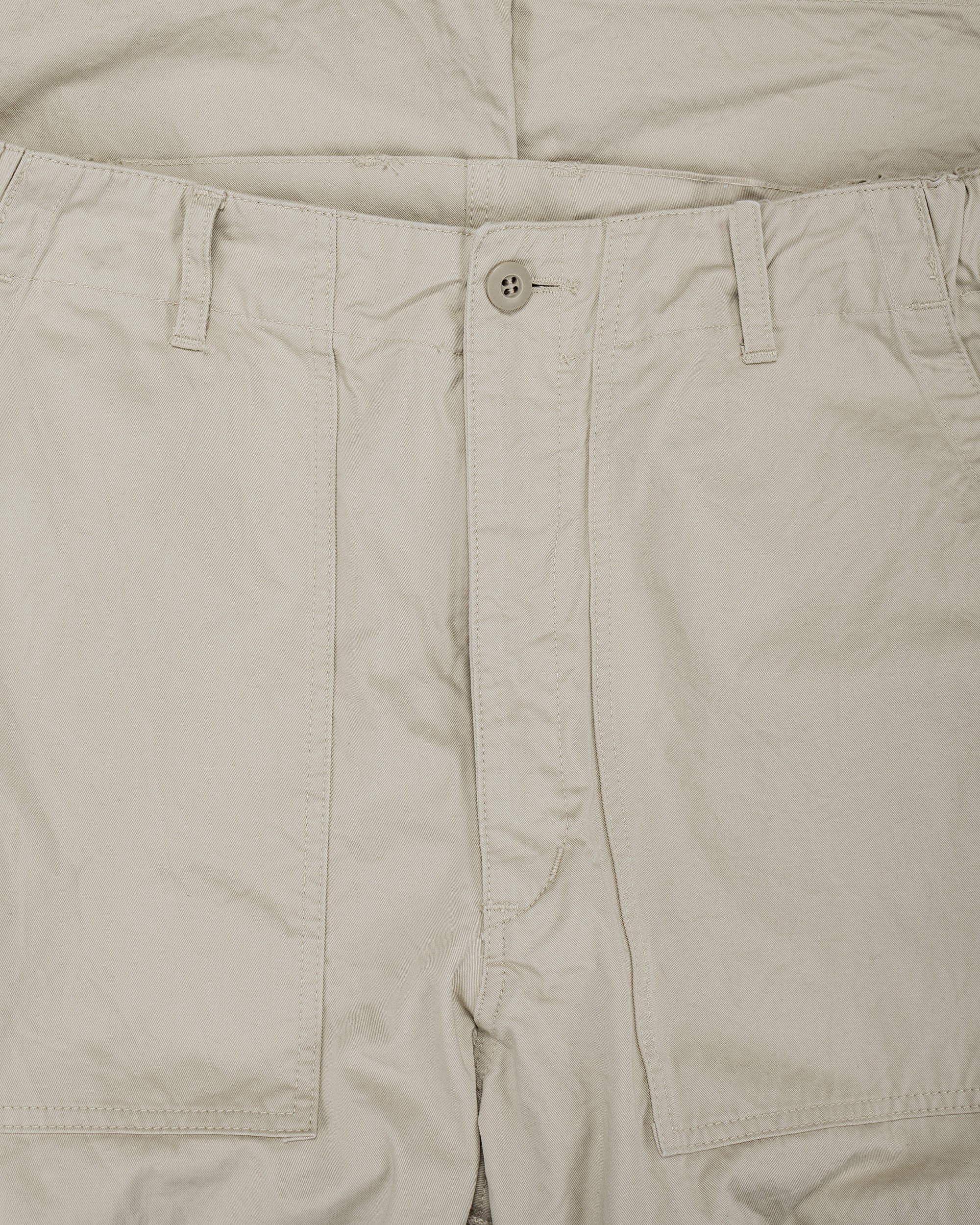 Sage de Cret CO Chino Cloth Crinkle Baggy Baker Pants Beige