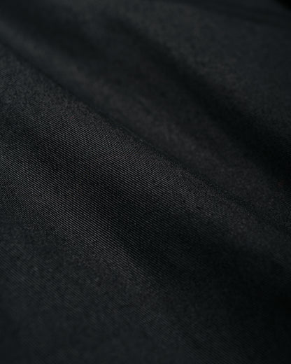 Sage de Cret CO High Density Chino Cloth Wide Work Pants Black
