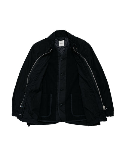 Sage de Cret CONY Oxford Three-Way Work Jacket Black