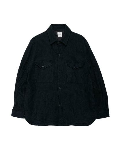 Sage de Cret COWO Washed Twill Work Shirt Black