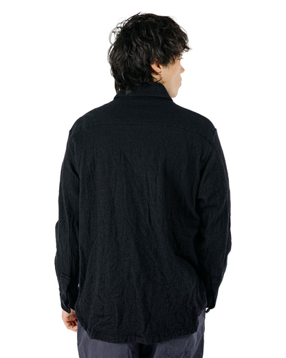 Sage de Cret CO/WO Washed Twill Work Shirt Black