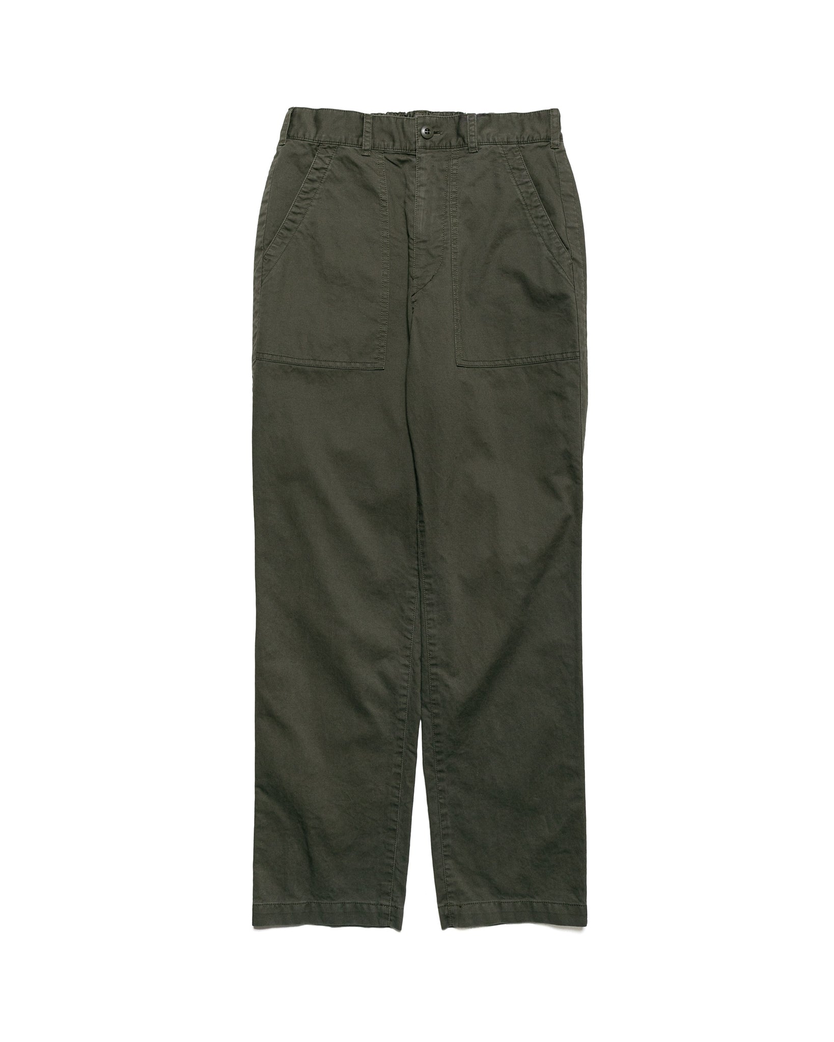 Olive Green Pleated Cropped Peg Trousers – SASE STUDIO
