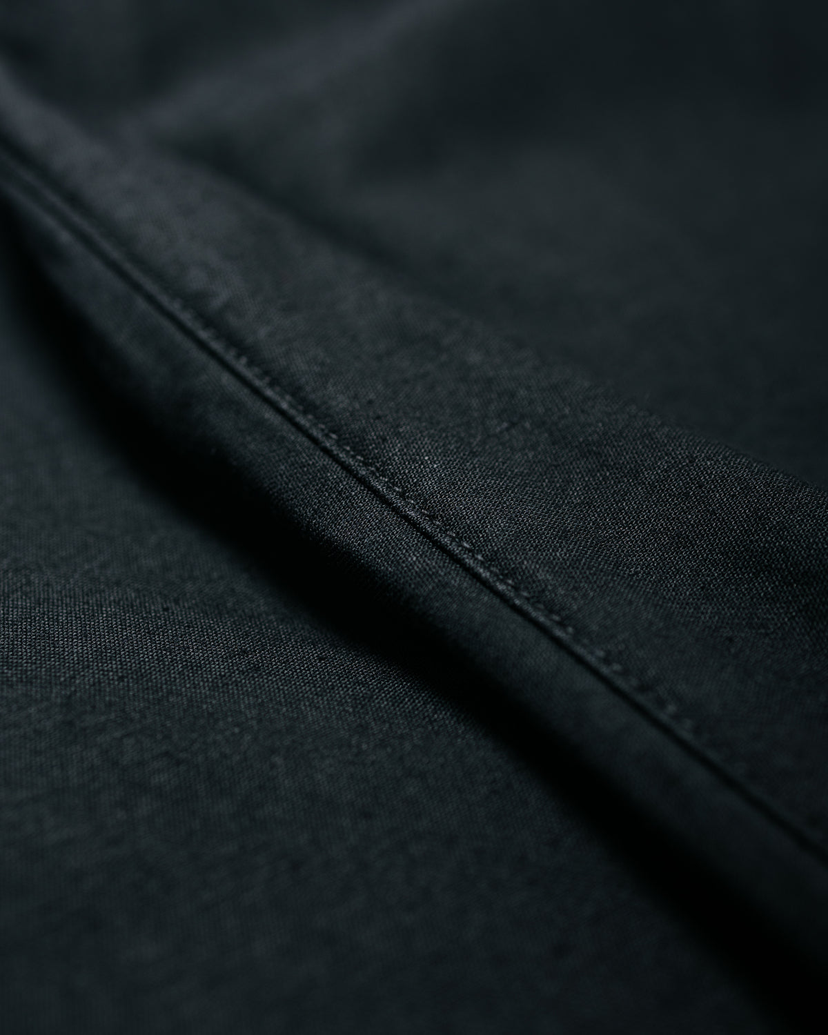 Sage de Cret Cotton/Linen Back Satin Tapered Pants Black