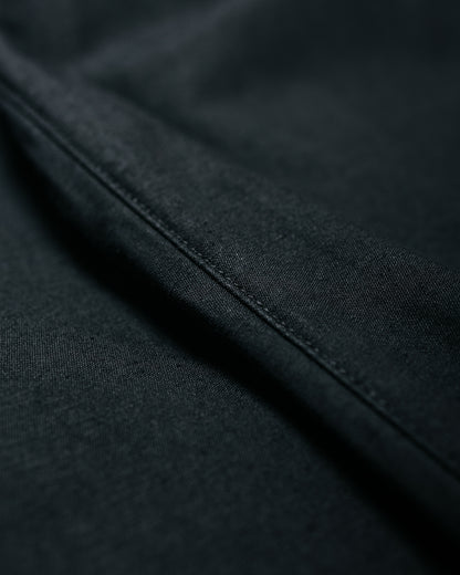Sage de Cret Cotton/Linen Back Satin Tapered Pants Black