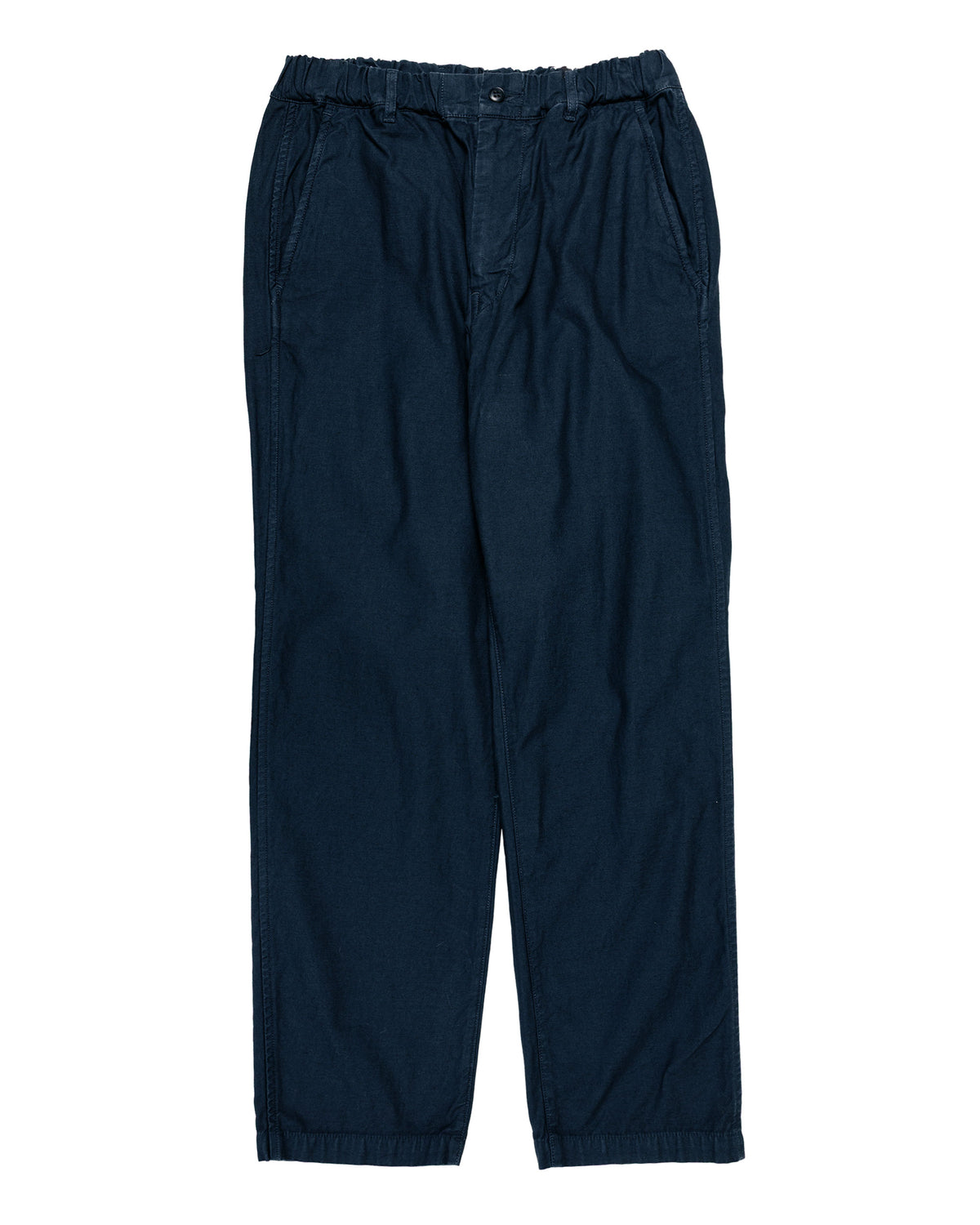 Sage de Cret CottonLinen Back Satin Tapered Pants Navy