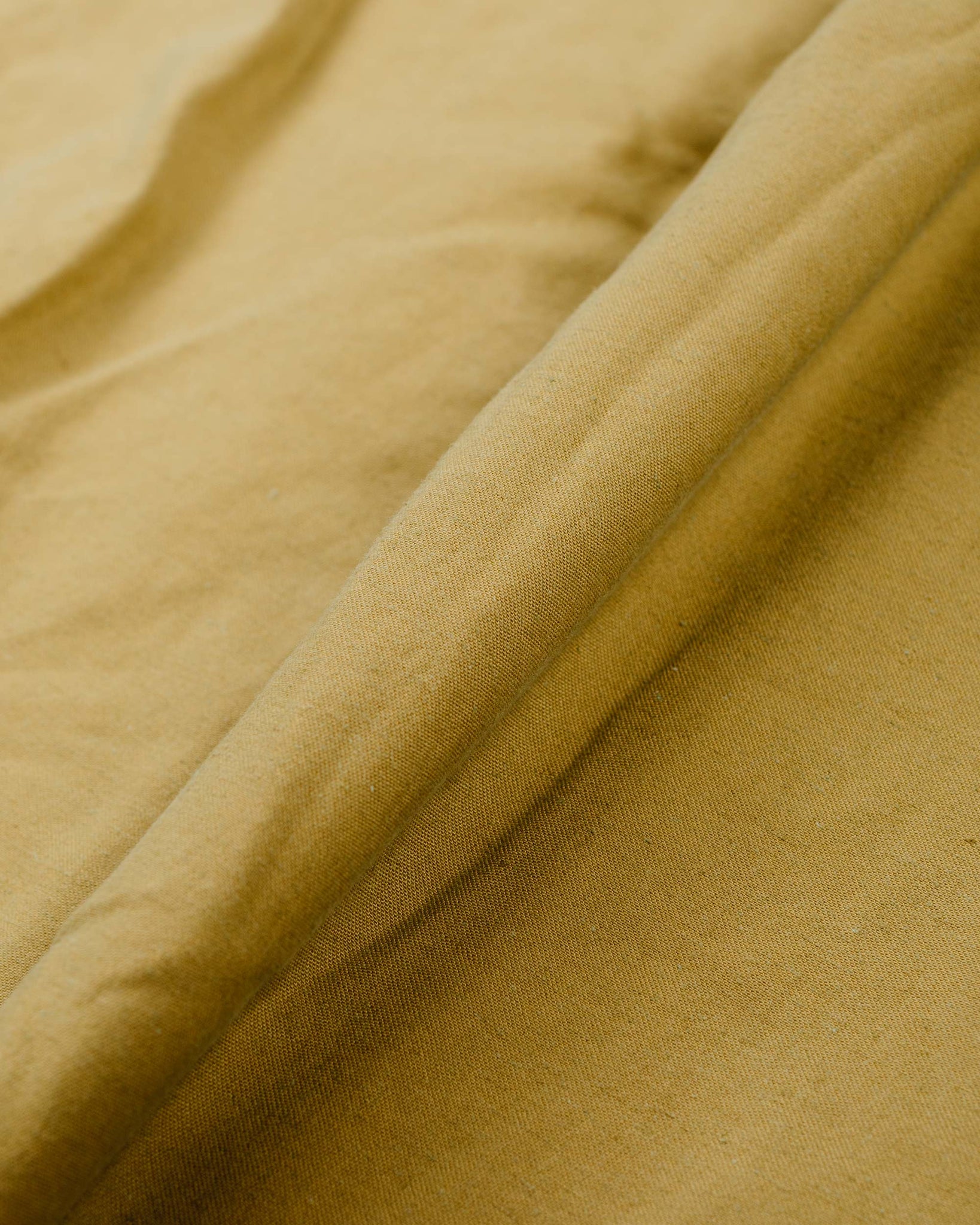 Sage de Cret Cotton/Linen Satin Back Crepe Pleated Wide Pants Beige Fabric