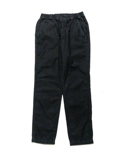 Sage de Cret Cotton/Linen Back Satin Tapered Pants Black