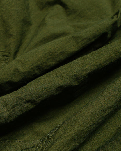 Sage de Cret High Density Cotton/Nylon Cotton/Polyester/Wool Twill Reversible Military Jacket Olive fabric