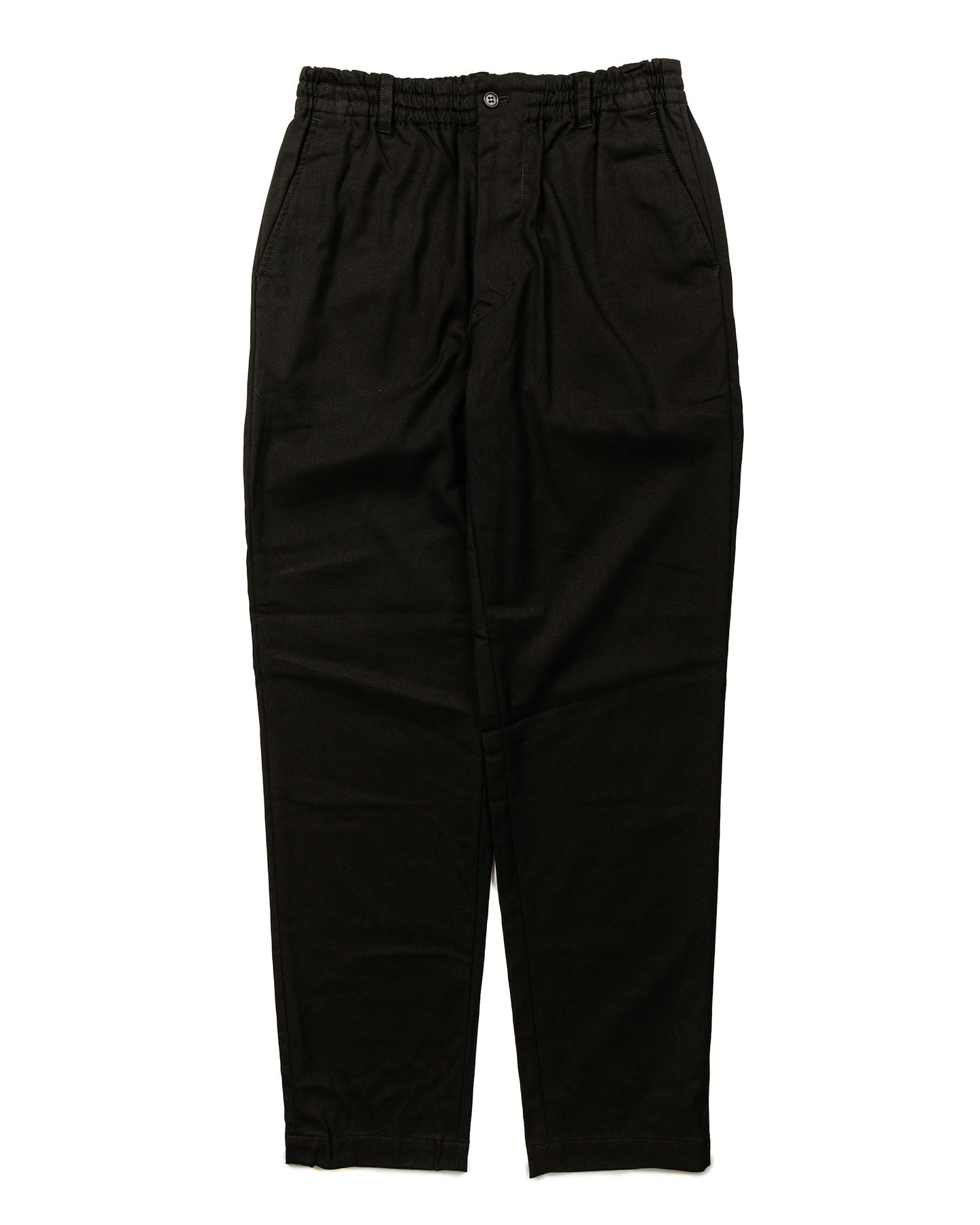 Sage de Cret Polyester/Rayon Stretch Serge Tapered Pants Black