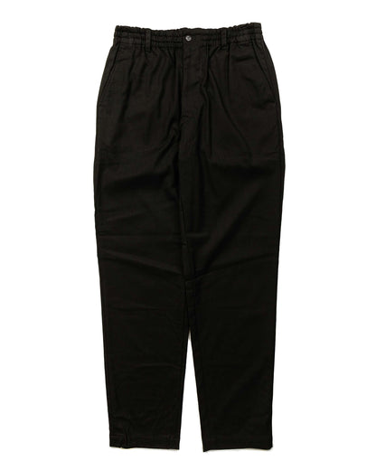 Sage de Cret Polyester/Rayon Stretch Serge Tapered Pants Black