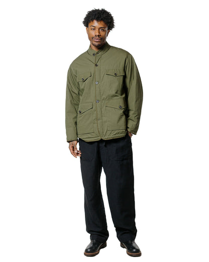 Sage de Cret Reversible Stand Collar Jacket Olive