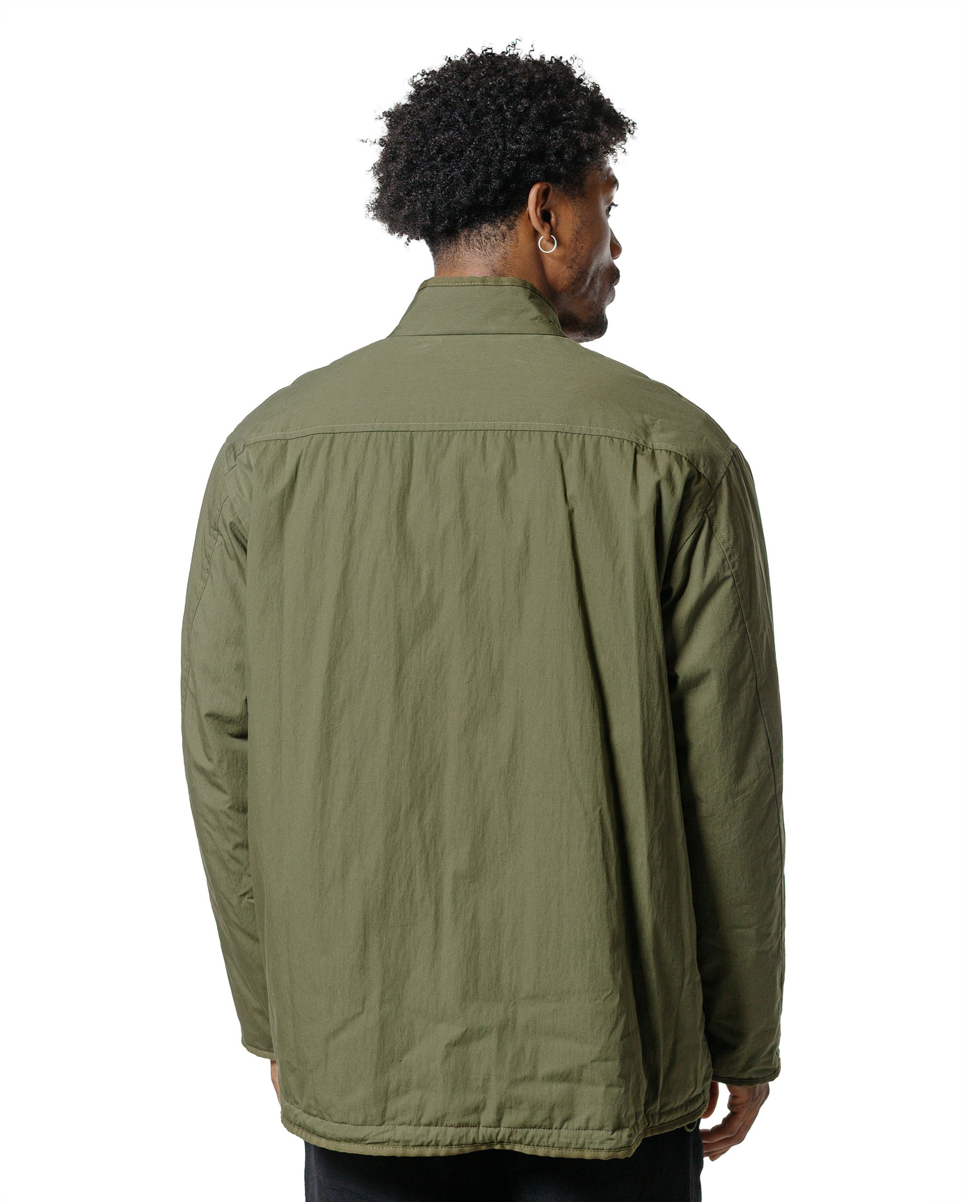 Sage de Cret Reversible Stand Collar Jacket Olive
