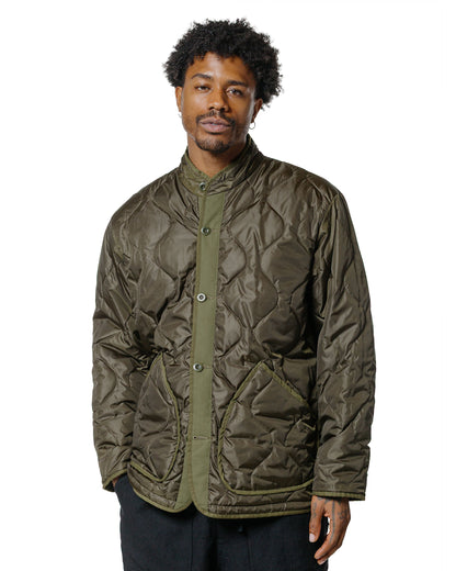 Sage de Cret Reversible Stand Collar Jacket Olive