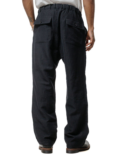 Sage de Cret Serge Wide Baker Pants Black