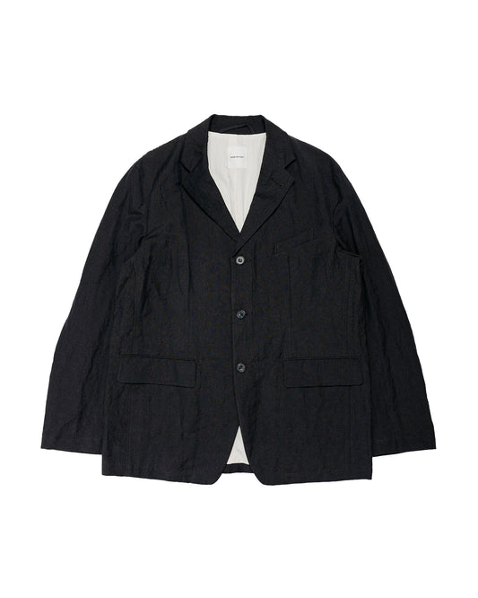 Sage de Cret WOLI Tumble Washed Three-Button Tailored Jacket Brown