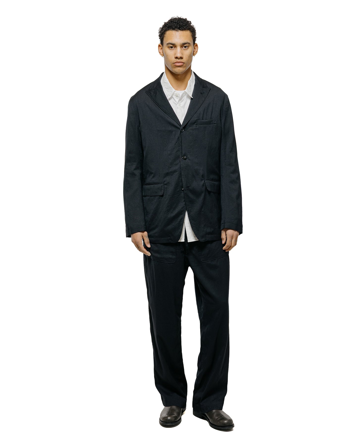 lost & found Sage de Cret Sage de Cret WO/SI Tumble Washed Wide Easy Pants Black