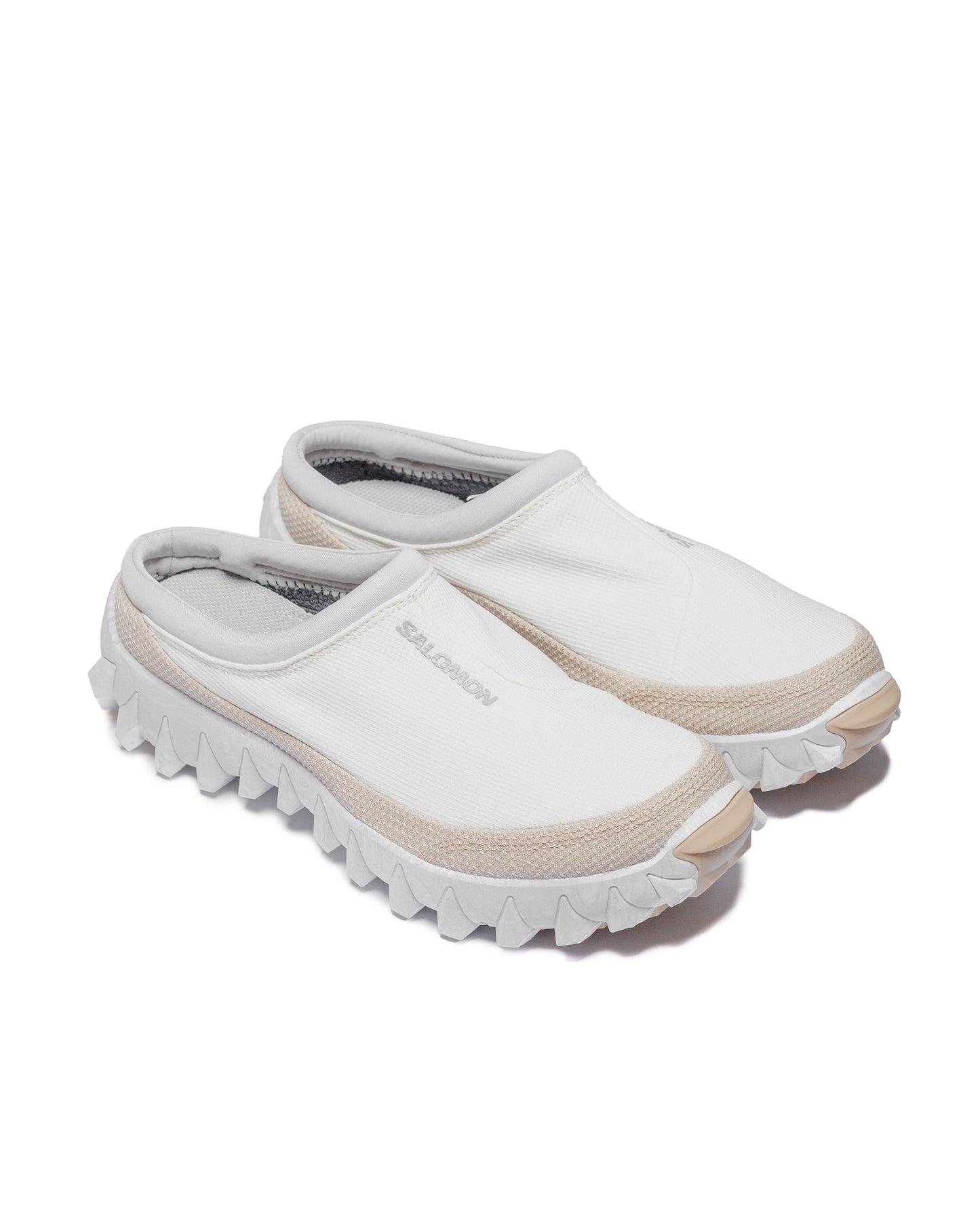 Salomon Snowclog Vanilla IceAlmond MilkWhite Pepper front  side