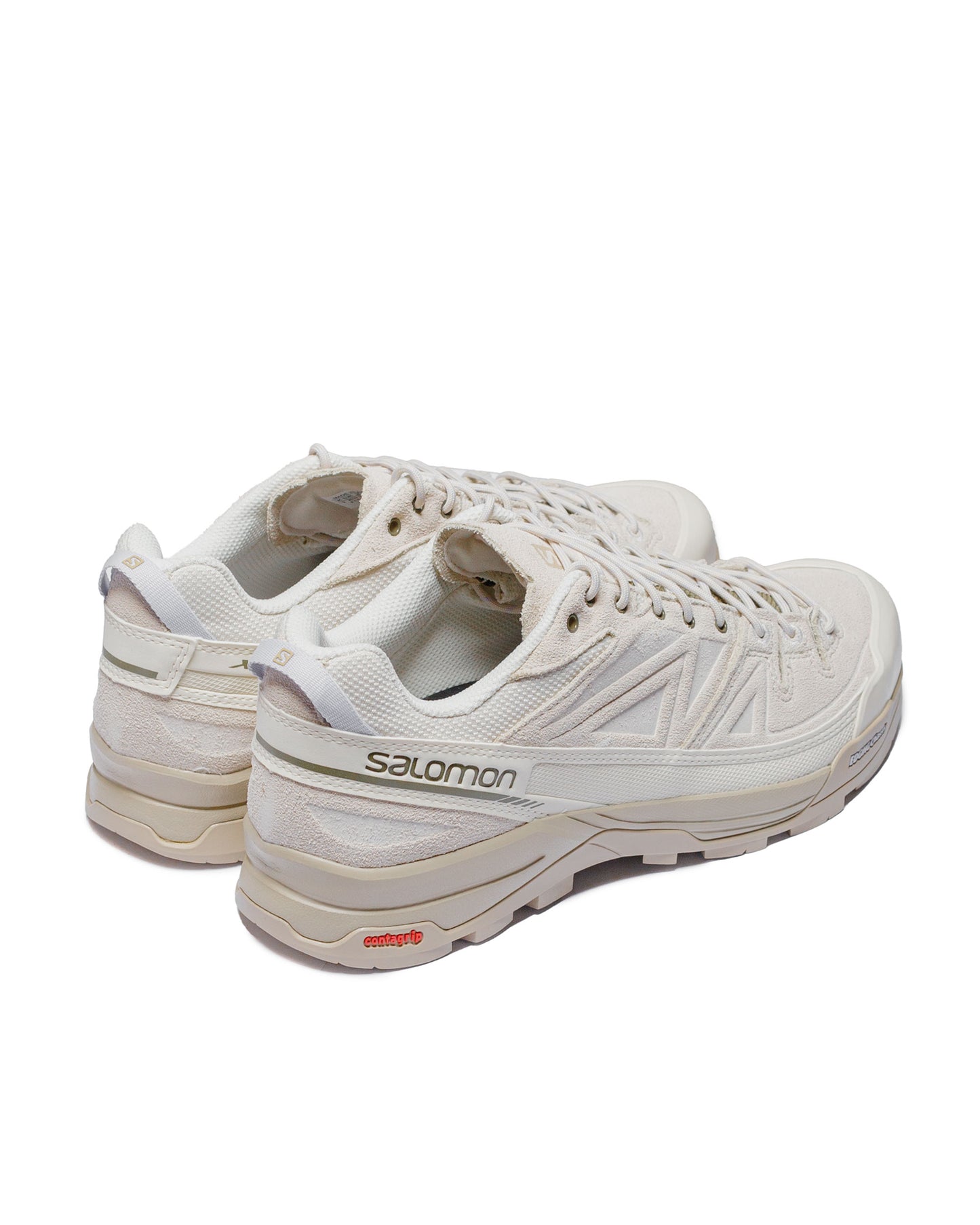 Salomon X-ALP LTR Almond MilkWhite PepperBurnt Olive back side