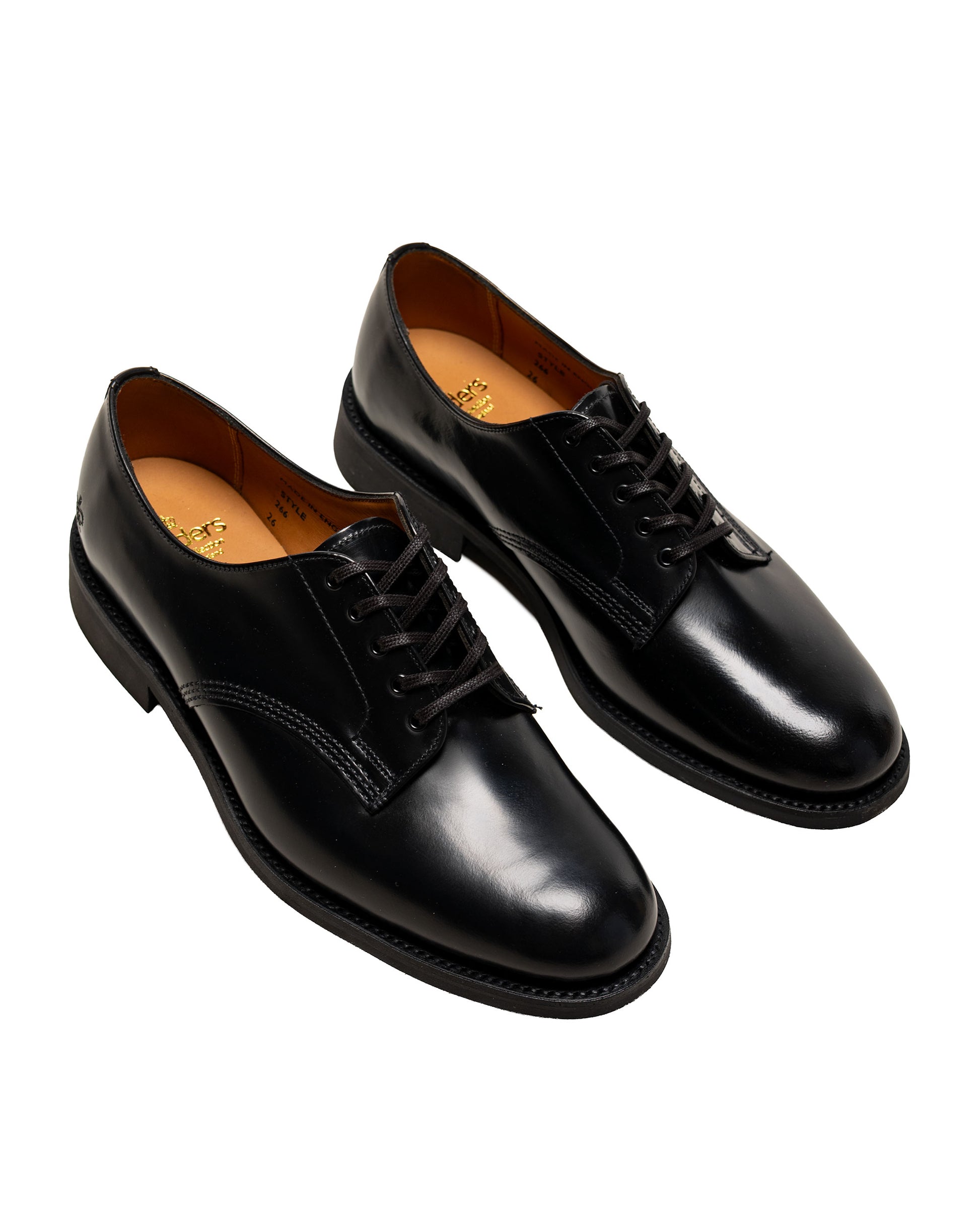 Sanders 2246B Military Officer Shoe Black