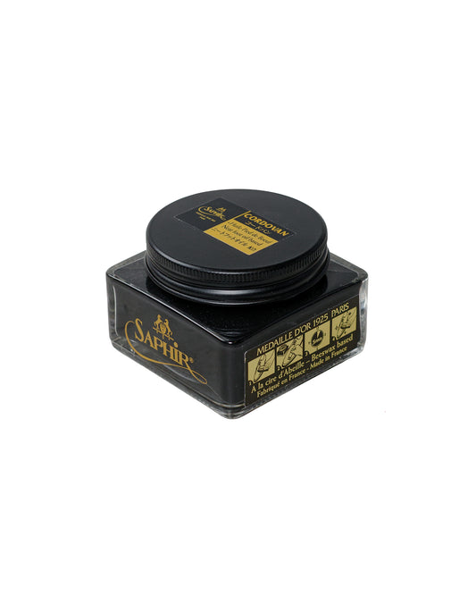 Saphir Médaille d'Or Cordovan Cream Polish #01 Black
