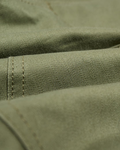 Sassafras D Scoop Pants Back Satin Olive