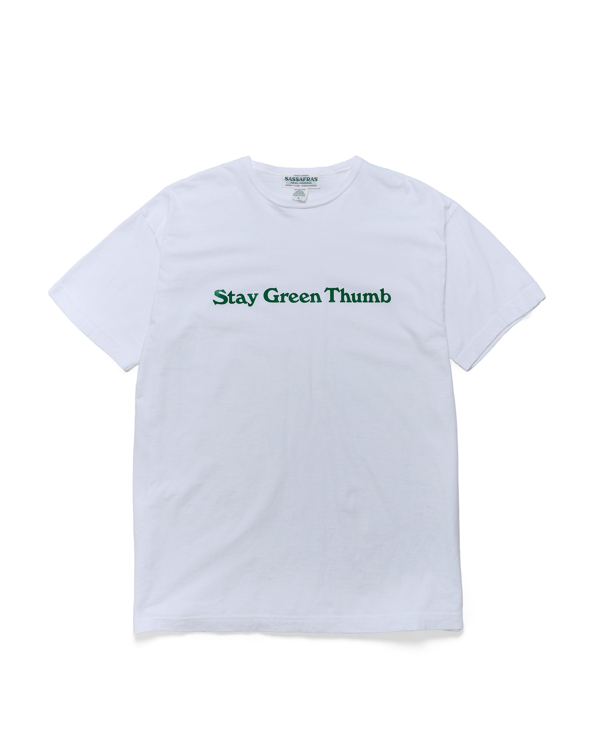 Sassafras Stay Green Thumb T 1/2 White