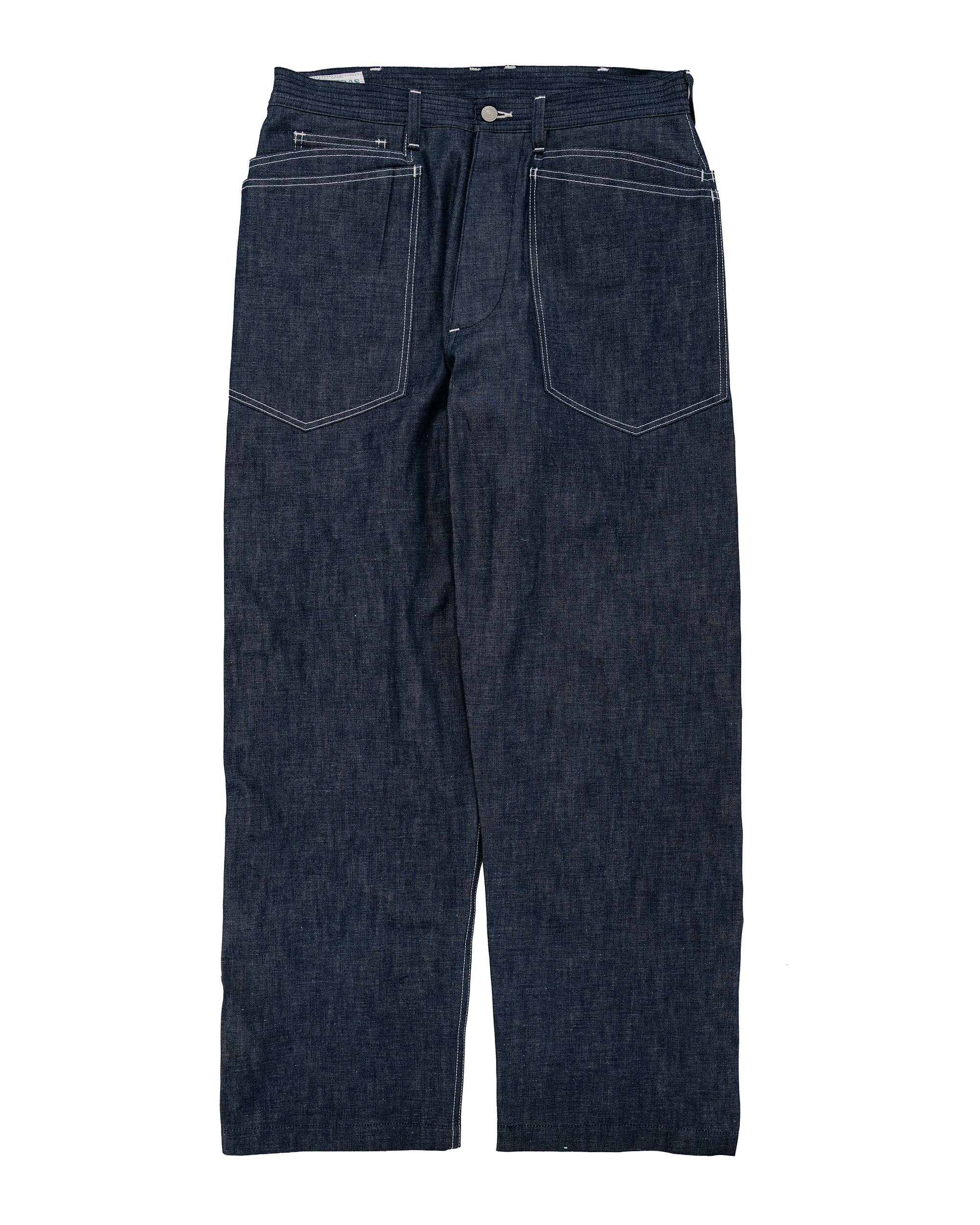 Sassafras Fall Leaf Sprayer Pants 13.5oz Denim Indigo