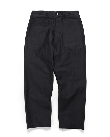Sassafras D Scoop Pants Back Satin Black