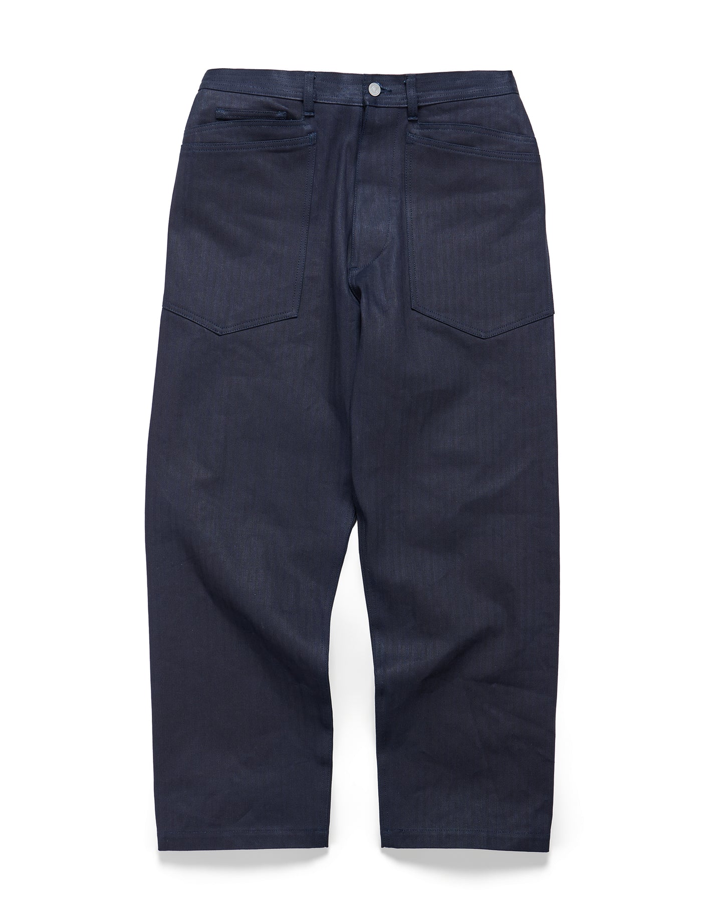 Sassafras D Scoop Pants Herringbone Indigo/Black