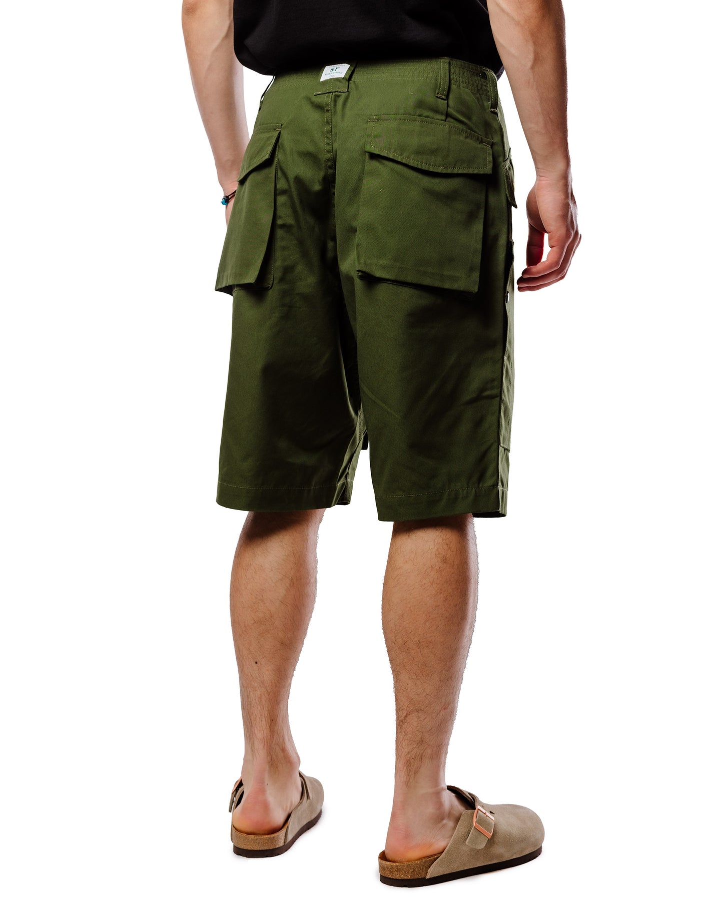 Sassafras D/C Armor Pants 1/2 Weather Olive Model Rear