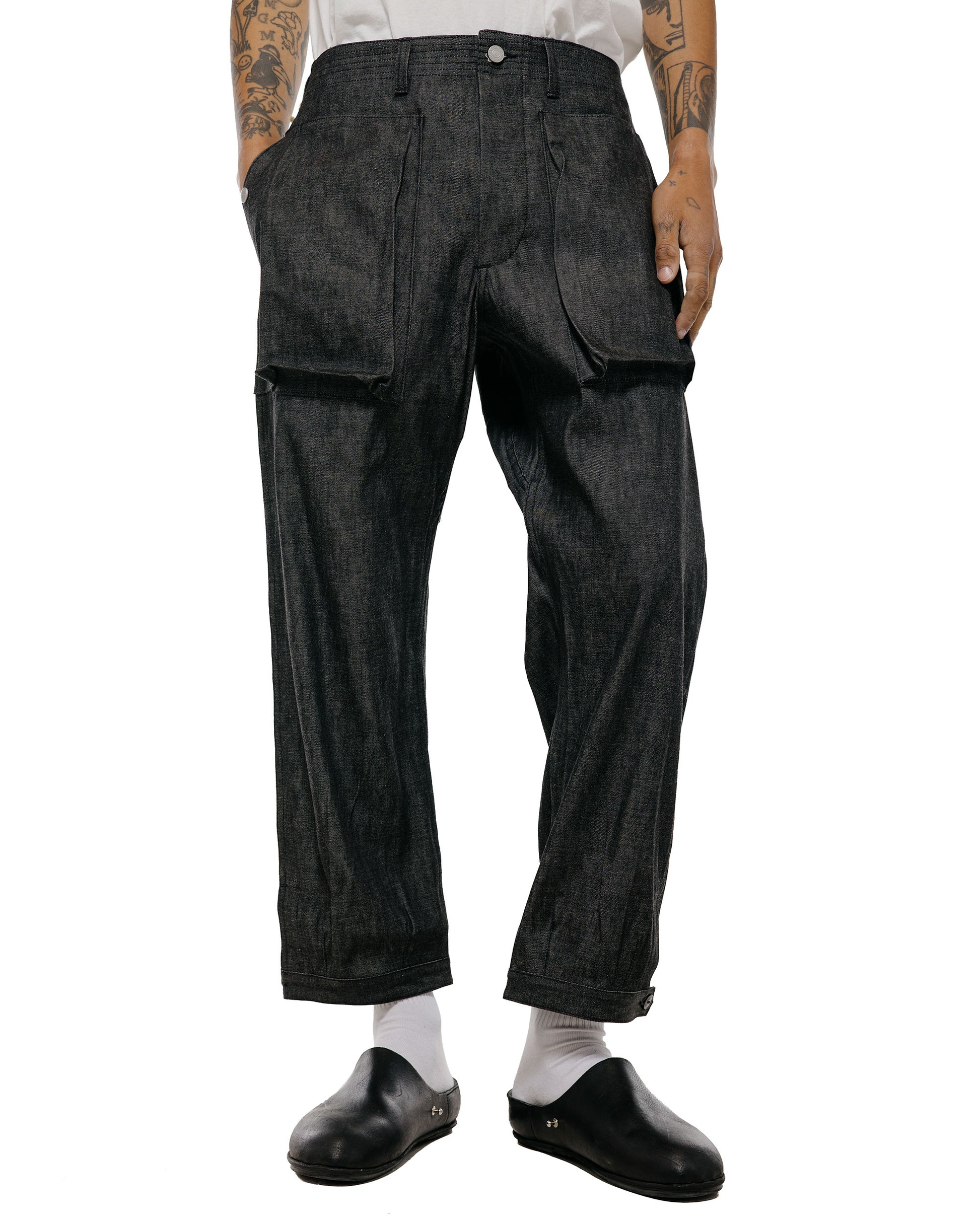 Sassafras Digs Crew Pants 45 8oz Denim Black