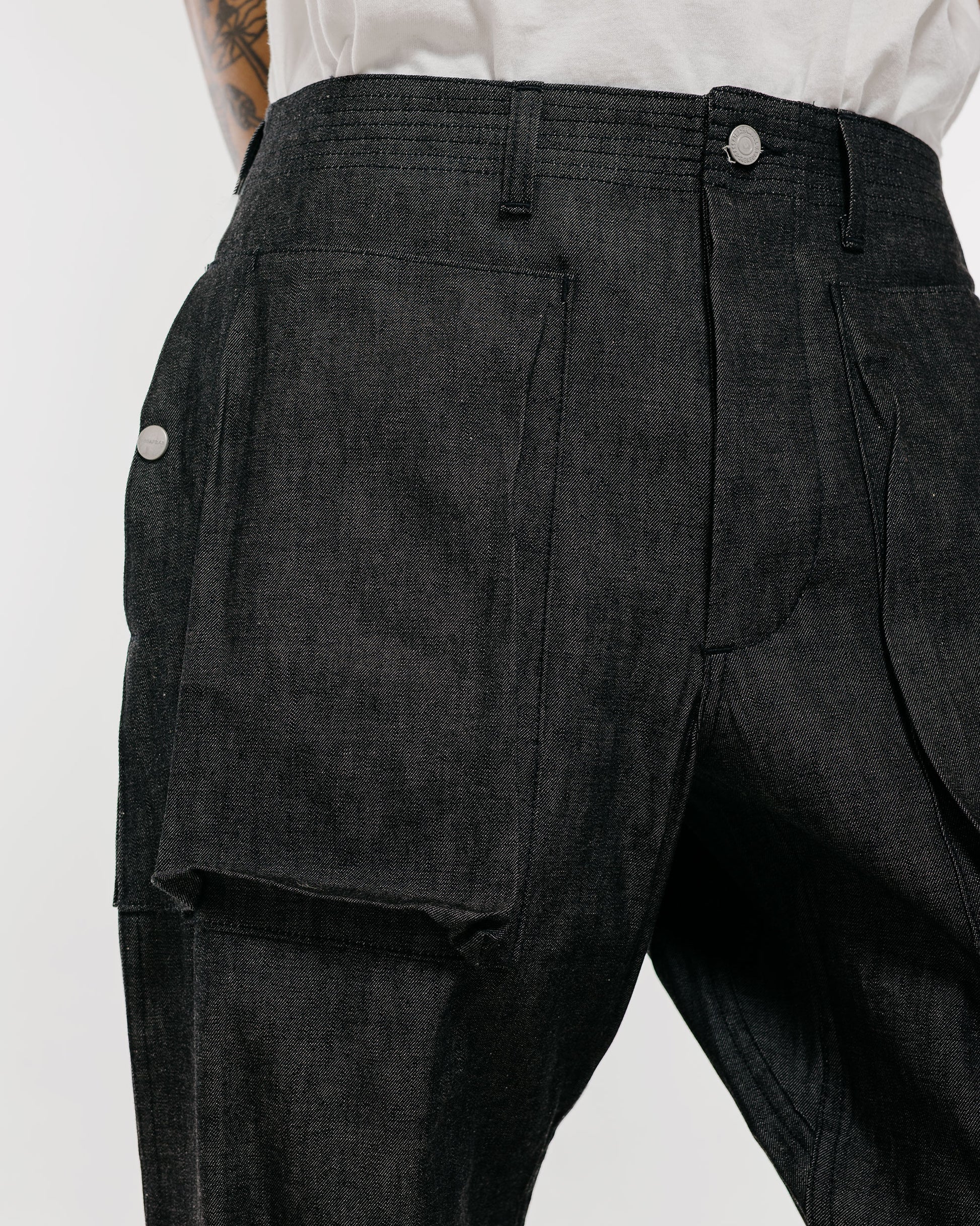 Sassafras Digs Crew Pants 45 8oz Denim Black