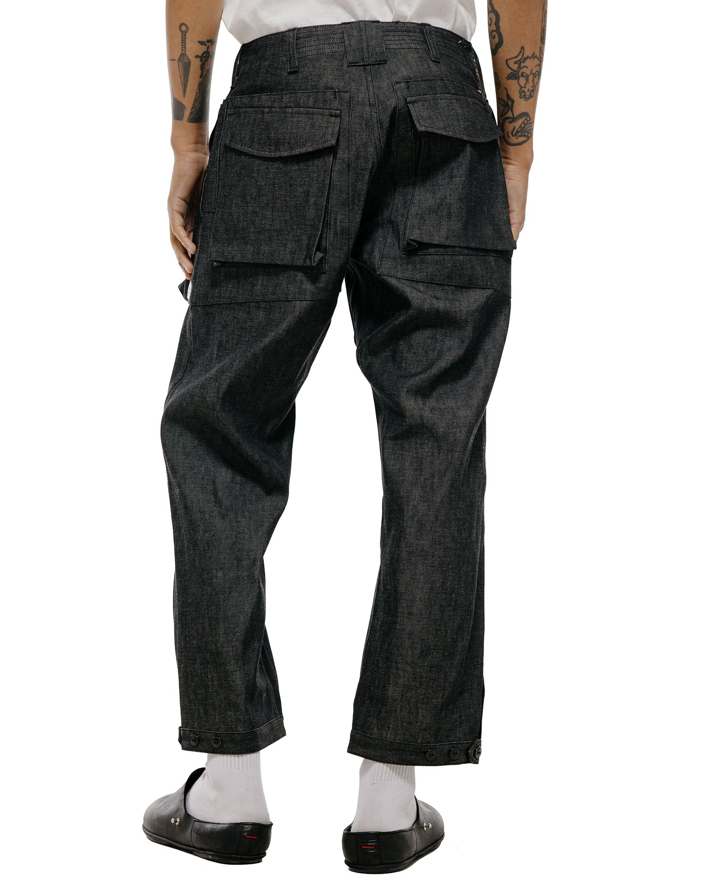Sassafras Digs Crew Pants 45 8oz Denim Black