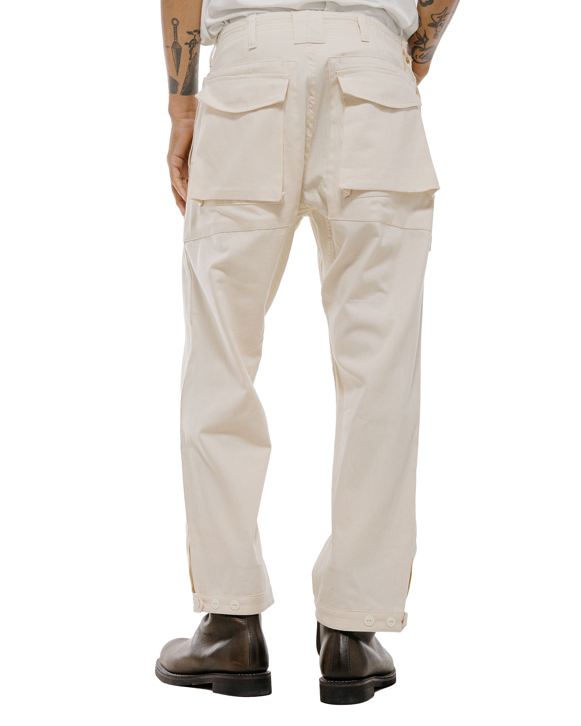 Sassafras Digs Crew Pants 4/5 8oz Denim Natural